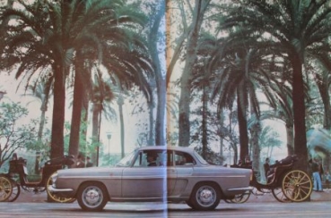 Renault Caravelle Modellprogramm 1960 Automobilprospekt (9033)